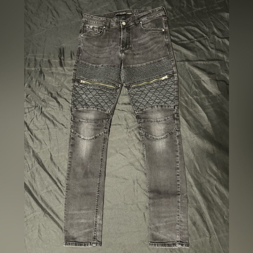 Men's Guess Jeans Black / Gray - Slim Fit - 32